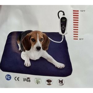 NEW Riogoo Pet Heating Pad 18 x 18 inches Gray For Indoor Use